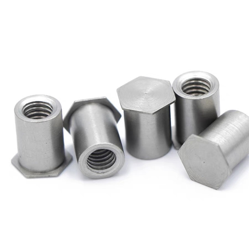 Hexagon Rived Nut-Carbon Flat Hexagon Foored