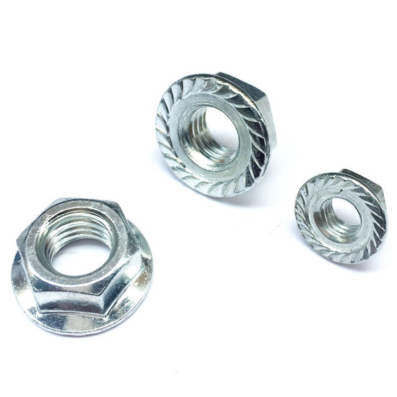 Coax Thread Hex Flange Nut