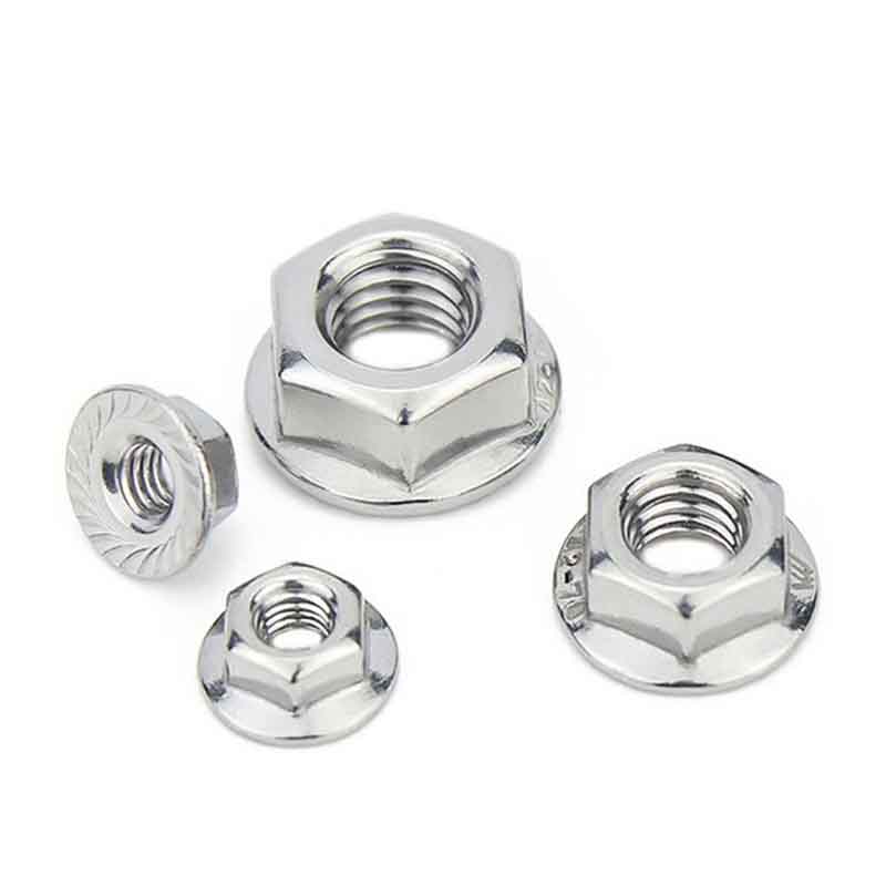 Frigidus incurvatus Hexagon Nut Cum Flange
