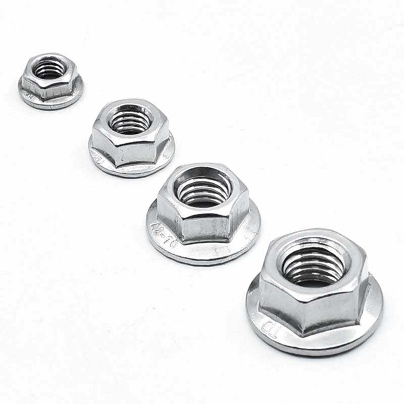 Flaged anti solvere nut