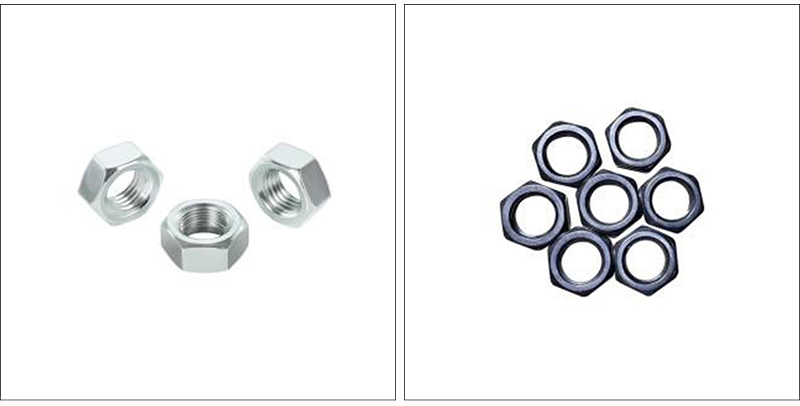 Hexagon thick nuts washer faced