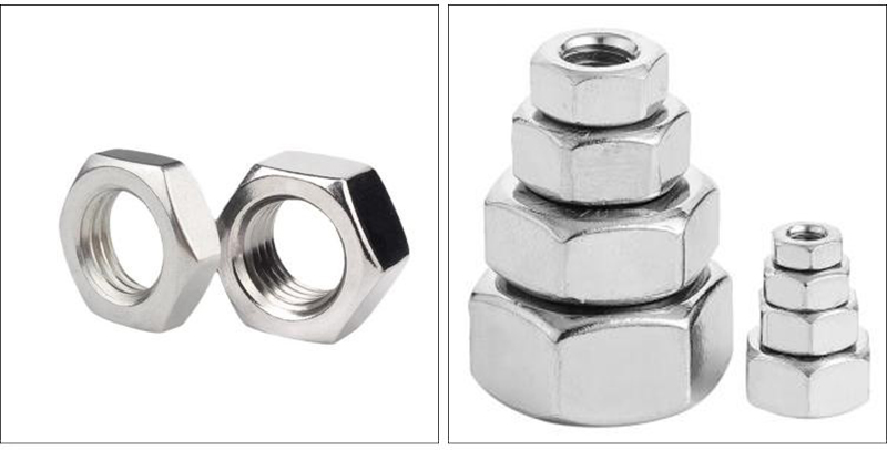 Hex flat jam nut