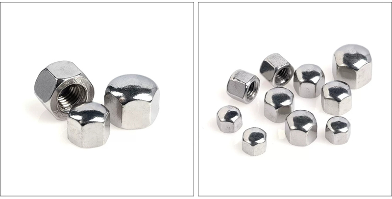 Hexagon cap nuts low type