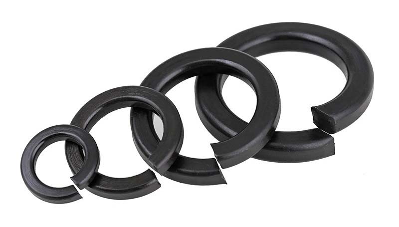 Split spring washers