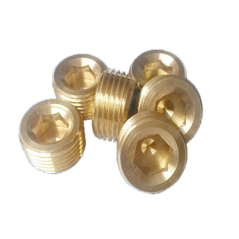 Male NPT Counter Sunk Caput Plug Internum Hex Socket