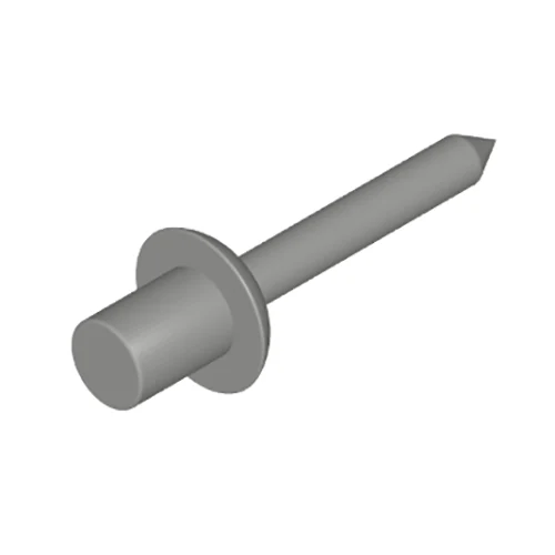 Fungorum caput confractus Mandrel clausa finem cæcus rivets