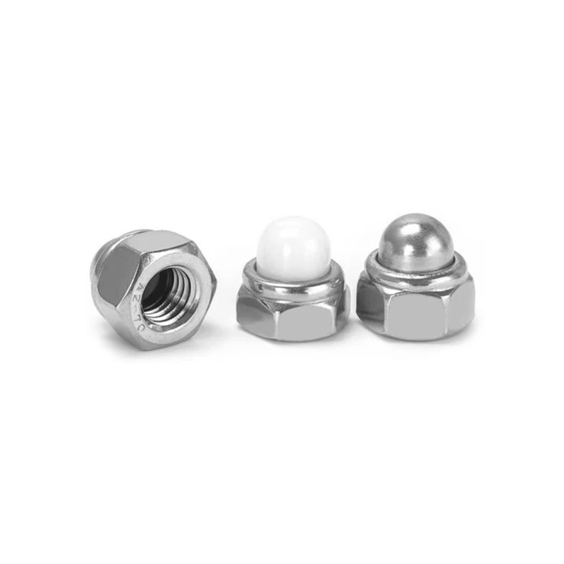 Non Metal Insert Hexagon Obfirmo Cap Nut iuncta Type