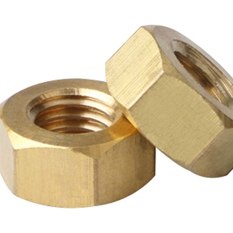Semi complevit una chamfered hexagon nut