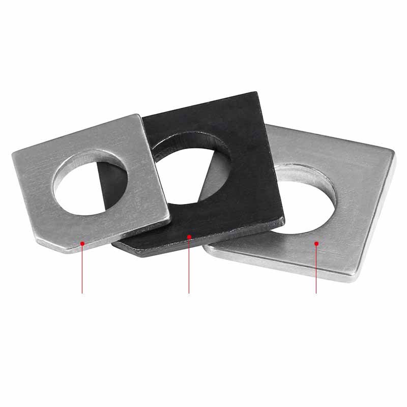 Quadratum inclinatur washer