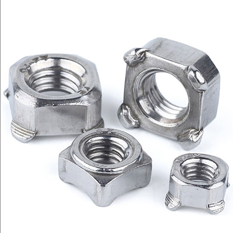 Quadratus Weld Nut Mitis Steel
