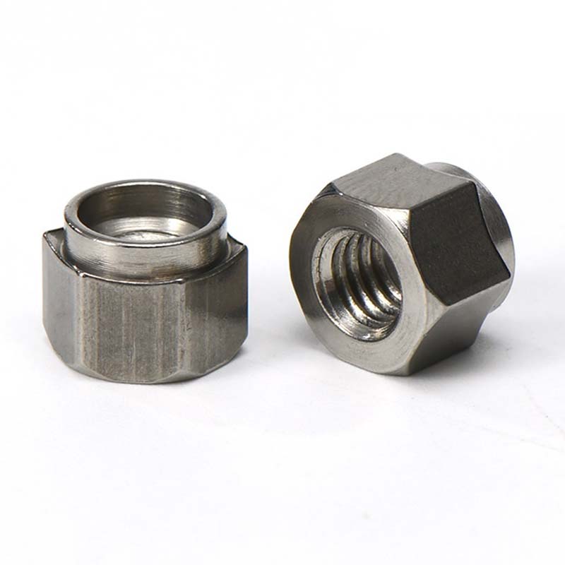 Steel immaculatam ferrrule nut