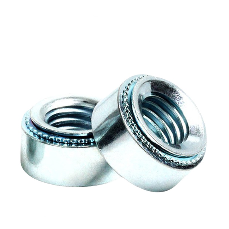 Rampalined clinching nut