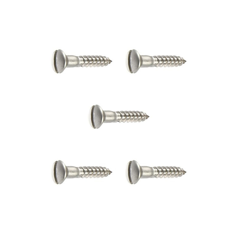 Lignum Screw Slotted circum caput Maximum Carbon Steel