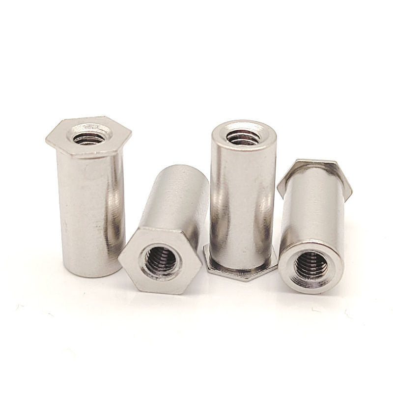 Cadmiae Blue Per foramen Hexagonal Rivet Nut